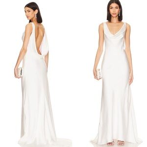 Katie May X Noel And Jean Muse Gown in Ivory